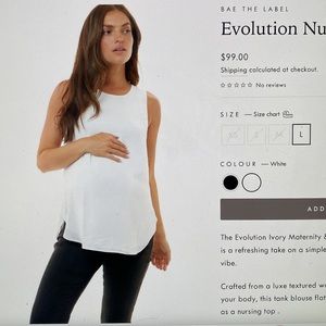Bae the Label - Maternity Tank - Medium